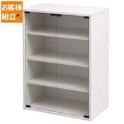 ガラスキャビネット CGK-6035 オフホワイト