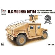 ミリタリーシリーズ TMOTM7204 U.S. HMMWV M1114w/M153 CROWSII [1/72 プラモデル]