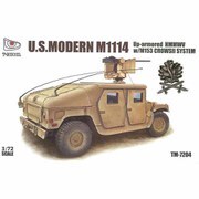 ミリタリーシリーズ TMOTM7204-I U.S. HMMWV M1114 w/M153 CROWSII “アイアン オークリーフセット” [1/72 プラモデル]