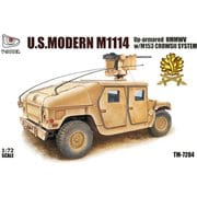 ミリタリーシリーズ TMOTM7204-G U.S. HMMWV M1114 w/M153 CROWSII “ゴールデン オークリーフセット” [1/72 プラモデル]