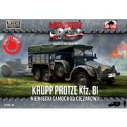 ミリタリーシリーズ PF72061 ドイツ軍・クルッププロッツKfz.81軽対空砲牽引車 [1/72 プラモデル]