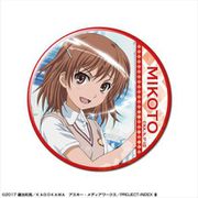とある魔術の禁書目録III 缶バッジ デザイン03 御坂美琴/A [キャラクターグッズ]