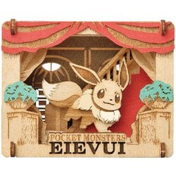 ヨドバシ Com エンスカイ Ensky Pt W06 ポケットモンスター Paper Theater ウッドスタイル イーブイといっしょ ペーパークラフト 完成サイズ H65 W85 D36mm 通販 全品無料配達