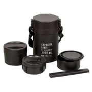ND-4222 [ステンレスランチジャーブラック1.8Lティフィン]