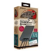 大容量モバイルバッテリー 世界超速 Power Delivery対応 26800mAh JF-PEACE8K2660P