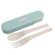 キャラクターグッズ マーベル スプーンフォークセット BOXロゴ ミント