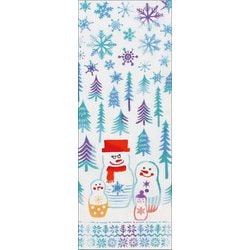 手拭い 雪だるまのマトリョーシカ TE-431