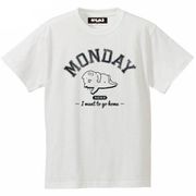 からめる Tシャツ MONDAY ホワイト M [キャラクターグッズ]