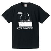 からめる Tシャツ KEEP ON MOVIN’ ブラック L [キャラクターグッズ]