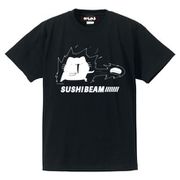 からめる Tシャツ SUSHI BEAM ブラック L [キャラクターグッズ]