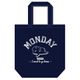 からめる トートバッグ MONDAY ネイビー [キャラクターグッズ]