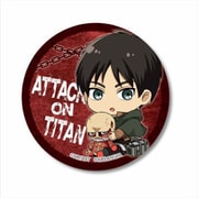 ぎゅぎゅっと缶バッチ 進撃の巨人3 エレン・イェーガー 超大型巨人 [キャラクターグッズ]