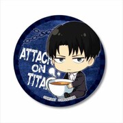 ぎゅぎゅっと缶バッチ 進撃の巨人3 リヴァイ ティーカップ [キャラクターグッズ]