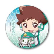 ぎゅぎゅっと缶バッチ 新幹線変形ロボ シンカリオン 速杉 ハヤト [キャラクターグッズ]