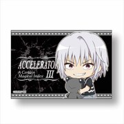 ぎゅぎゅっとBIGスクエア缶バッチ とある魔術の禁書目録III アクセラレータ [キャラクターグッズ]
