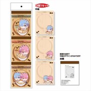 ラテアート3Pメモ帳 Re：ゼロから始める異世界生活 B [キャラクターグッズ]