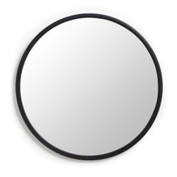 umbra ウォールミラー HUB MIRROR 24 （ハブ ミラー 61×61cm） ブラック 21008243040