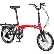 折りたたみ 電動アシスト自転車 16インチ レッド 2019年モデル HARRY QUINN PORTABLE E-BIKE160 RED