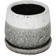 GLAZED POT ROUND GREENISH GRAY S K655-851SGG