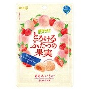果汁グミ とろけるふたつの果実 もも＆いちご 52g [グミ]