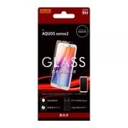 RT-AQSE2F/SCG [AQUOS sense2 ガラスフィルム 9H 光沢 ソーダガラス]