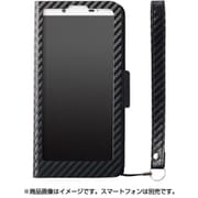 TR-AQS2-FNFR-CBK [AQUOS sense2 フリップノートケース FlipNote Frosted Cover カーボンブラック]
