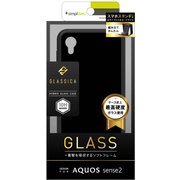 TR-AQS2-GCS-BK [AQUOS sense2 背面ガラスケース(Solid color) GLASSICA ブラック]