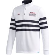 U31355 CCS82 3ストライプ L/S ボタンモックシャツ WH M