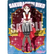 ラブライブ！サンシャイン！！ B5クリア下敷き 桜内梨子 マジシャン [キャラクターグッズ 長辺250×短辺182mm]
