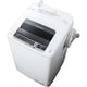 タテ型全自動洗濯機 8kg ピュアホワイト NW-80C W