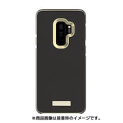kate spade new york Wrap Case for Samsung S9+ - Saffiano Black/Gold Logo Plate KSSA-046-SBLK