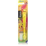 リーチキッズ歯ブラシ ピカチュウフィギュア付 やわらかめ [子ども用歯ブラシ]