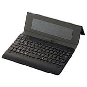 Bluetoothキーボード ケース一体型 無段階角度調整 マルチペアリング対応 汎用 ブルー TK-CAP02BU
