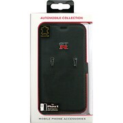 NR-PX-B1 BK [日産 GT-R 公式 iPhone XS/X 本革手帳型 ケース BK]