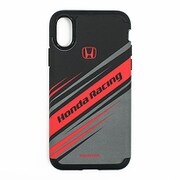 HR-PXS2 BK [Honda公式ライセンス iPhone XS/X 衝撃吸収バックカバー ブラック]