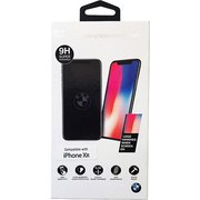 BMW公式ライセンスケース iPhone XR 9H ガラスパネル ロゴ入り BMTGMI61TR