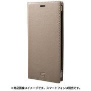 Xperia XZ3 Italian Genuine Leather Book Case Taupe