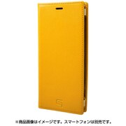 Xperia XZ3 Italian Genuine Leather Book Case Yellow