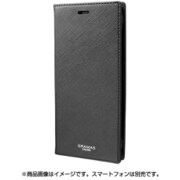Xperia XZ3 EURO Passione PU Leather Book Case Black [スマートフォン用ケース]