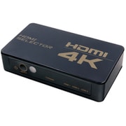 4K対応 HDMI切替器 3入力1出力 専用リモコン付属 HDS-4K04
