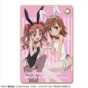 とある魔術の禁書目録III レザーパスケース デザイン03 美琴&黒子 [キャラクターグッズ]