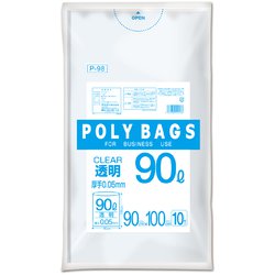 ヨドバシ.com - オルディ P-98 [ポリ袋 ゴミ袋 透明 90L 10枚入] 通販