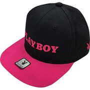 PL-CP08 PLAYBOY BBキャップ BK×PK [キャラクターグッズ]