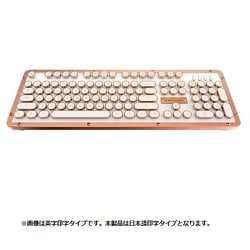 【f.さん専用】AZIO日本語配列レトロクラシックコンパクトメカニカルキーボード 究極の贅沢】銅と本革でこだわり尽くされたタイプライター