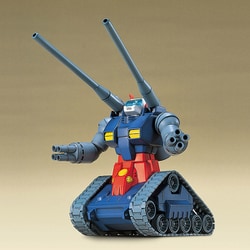 【未組立】　バンザイ バンダイ 　機動戦士ガンダム 　プラモデル　ガンタンク　ガンキャノン　シャアザク　ゲルググ等　１４個セット 1⁄144スケール連邦軍重機甲型モビルスーツ戦車戦用ガンタンクの素組み