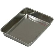 18-8ステンレス製角バット12枚取325×255mm H-7503