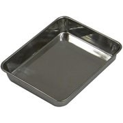 18-8ステンレス製角バット18枚取270×205mm H-7505