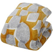 Chic cottage シックコテージ ヒートラップ 毛布生地を使った あたたか 合繊 掛けふとん シングル 150×210cm イエロー 1417-50513