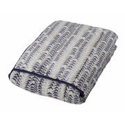 Chic cottage シックコテージ ヒートラップ 毛布生地 あたたか 足ポケット付き 敷きパッド シングル 100×205cm ネイビー 1418-50529