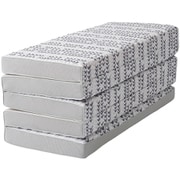 Chic cottage シックコテージ 収納便利 5つ折れ マットレス シングル 100×205cm グレー 1418-50537
